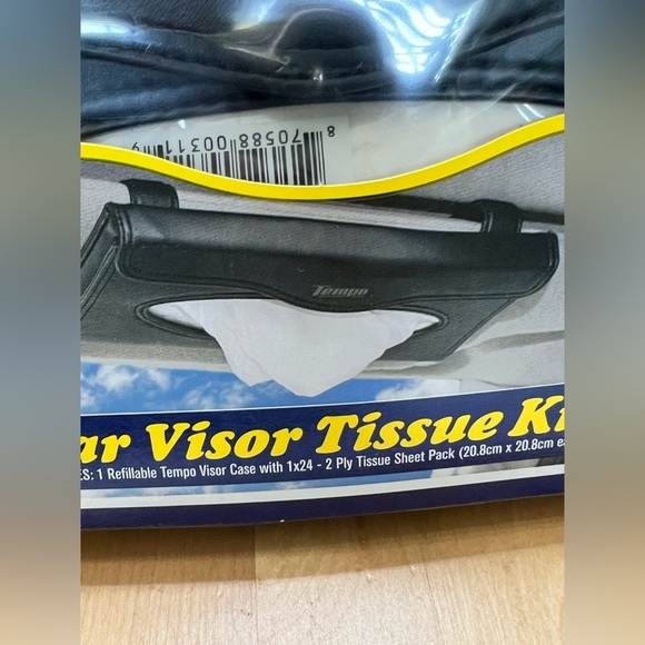 NIB - Tempo Car Visor Tissue Kit - Picture 4 of 5